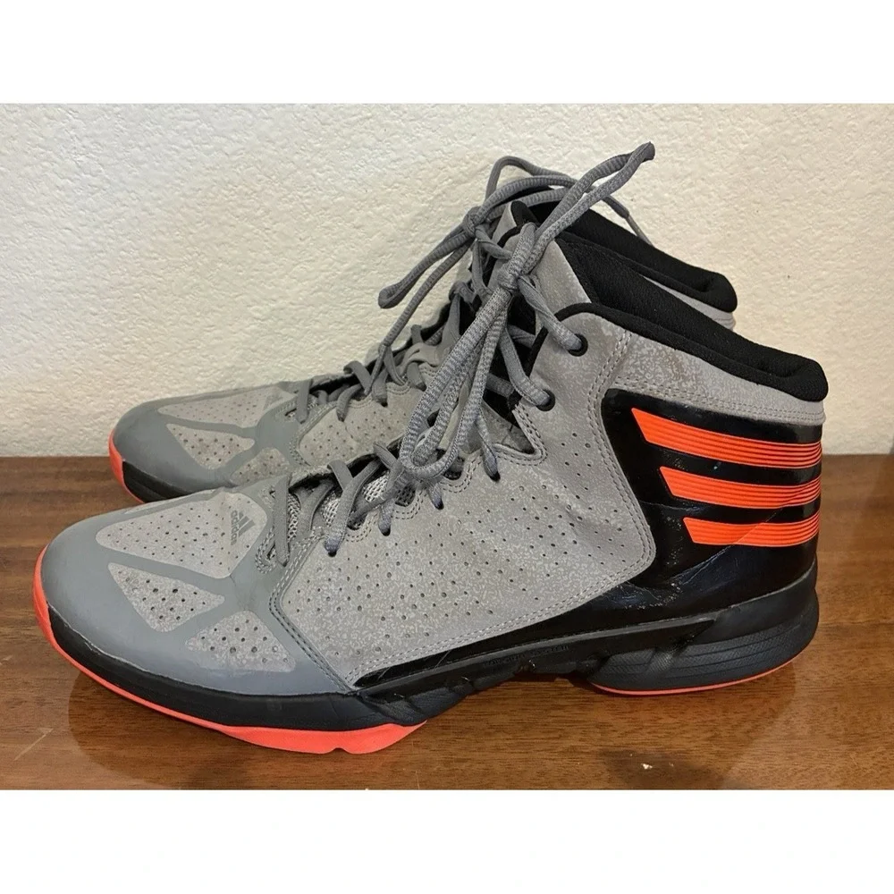 Adidas Mad Handle Torsion System Gray Red Men's Basketball Shoe Size 11 US